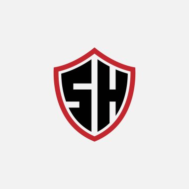 781 SHIELD logosu harf alfabesi eğitici öğrenme S H