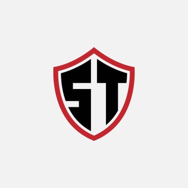 788 SHIELD logosu harf alfabesi eğitici öğrenme S T