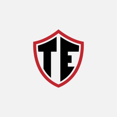 795 SHIELD logosu harf alfabesi eğitimsel öğrenim T E