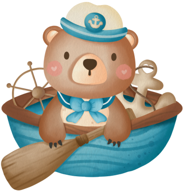 Şirin Denizci Oyuncak Ayı Denizci Bebek Duşu Deniz Macerası Tırmanışı