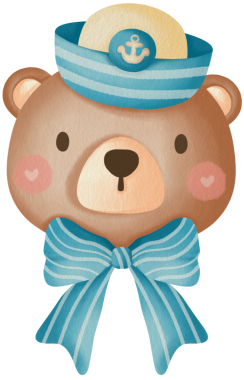 Şirin Denizci Oyuncak Ayı Denizci Bebek Duşu Duşuyla Karşı Karşıya