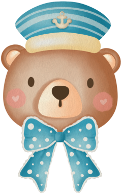 Şirin Denizci Oyuncak Ayı Denizci Bebek Duşu Duşuyla Karşı Karşıya