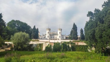 Yeşilliklerle çevrili eski, güzel bir odun.