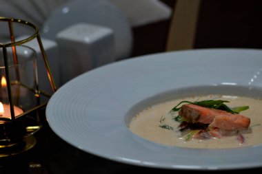 Lezzetli Asya mutfağının yakın görüntüsü