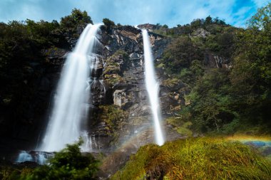 Da Vinci's famous waterfalls in Lombardia, Northern Italy