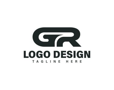 GR Letter Logosu Modern ve Şık Monogram Tasarımı. Kişisel ve İş Markaları için yaratıcı GR Logosu İdeal.