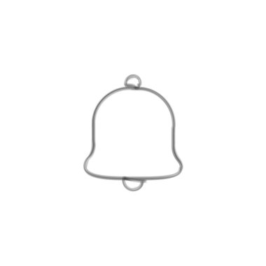 Çan teli ikonu. Alarm bildirim sembolü. Minimum çınlama çizgisi. Vektör çizimi. EPS 10.