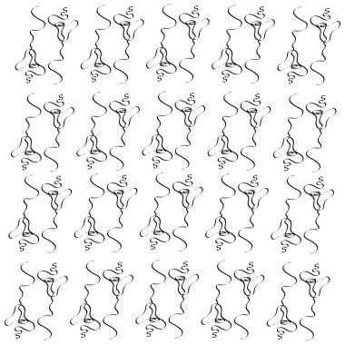 Kusursuz gül deseni. Çiçek şeklini tekrarlıyor. Dekoratif çiçek vektörü. Botanik çizgisi sembolü. EPS 10.