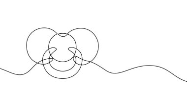 Bebek emziğinin basit sürekli çizimi, bebek bakımını sembolize eder, yatıştırır ve sanatsal bir tarzda ebeveynlik yapar. Bebek emziği tek sıra. Vektör illüstrasyonu