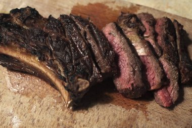 Biftek keto gastronomik diyet olarak eti çalıyor. 