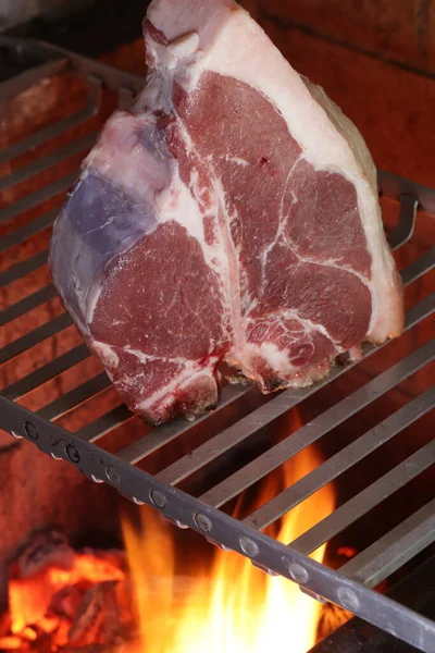 Leckeres Grillen Mit Angus Tbone Beef — Stockfoto