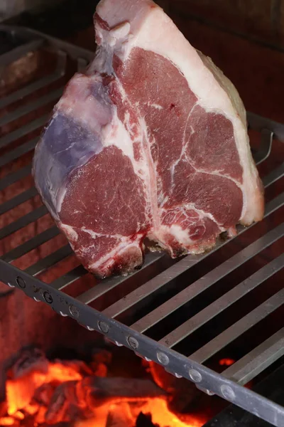 Leckeres Grillen Mit Angus Tbone Beef — Stockfoto