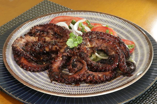 Exotische Octopus Schotel Grill — Stockfoto