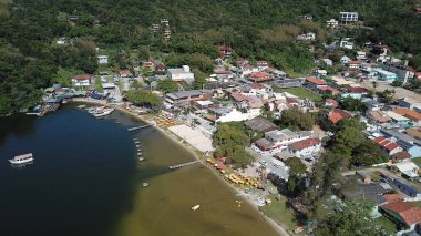 Aerial View Lagoa da Conceio Florianopolis Brezilya