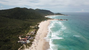Aerial View Praia Mole Florianopolis Brezilya