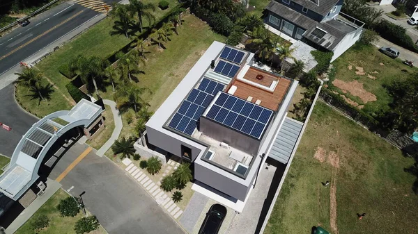 Panel Fotovoltaico Energía Limpia Solar —  Fotos de Stock