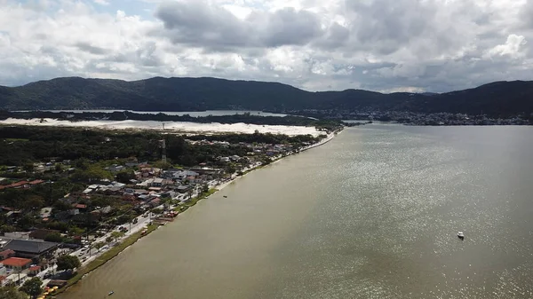 Aerial View Lagoa Conceio Florianopolis Brezilya — Stok fotoğraf