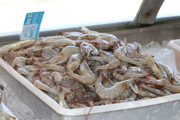 来自巴西的虾仁海鲜好吃 — 图库照片