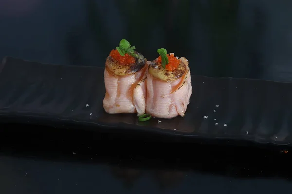 Joe Sushi Japanese Food Salmon — Stock Photo, Image