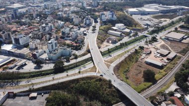 Betim Şehir Merkezi Minas Gerais Brezilya 'nın Hava Görüntüleri