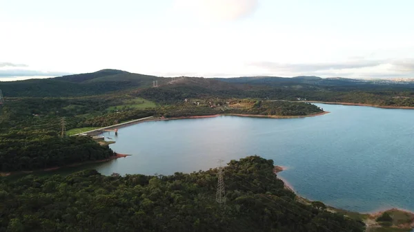 Aerial Images Betim Minas Gerais Lagoa Varzea Das Flores — Stock Photo, Image