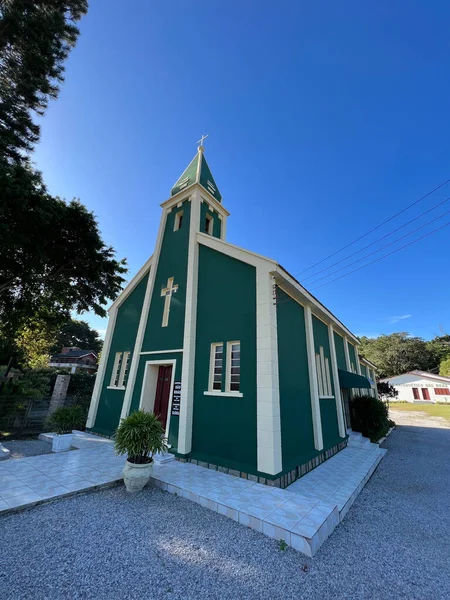 Kleine Kirche Von Vargem Grande Florianpolis — Stockfoto