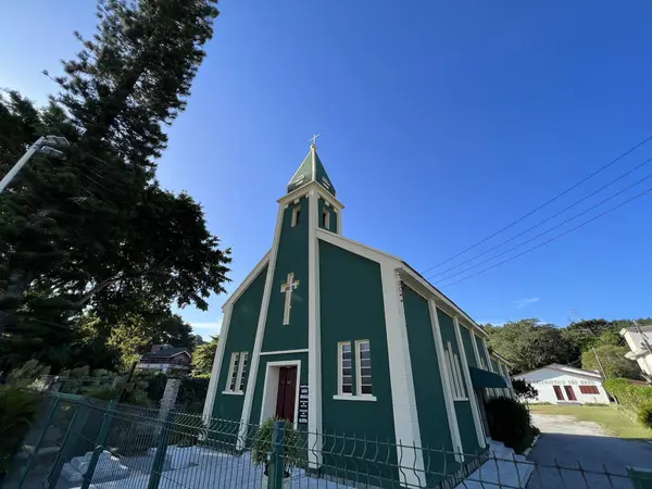 Kleine Kirche Von Vargem Grande Florianpolis — Stockfoto