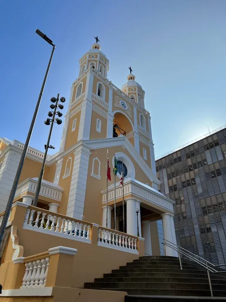 Florianpolis Katedral Vår Exildam Och Sankt Katarina Alexandria — Stockfoto