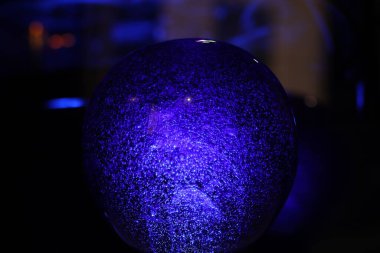 Mavi Kristal Top Doğal Taş Arkaplan DokusuName