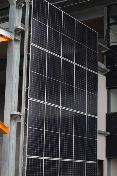 Painel Solar Energia Fotovoltaica Sustentável — Fotografia de Stock