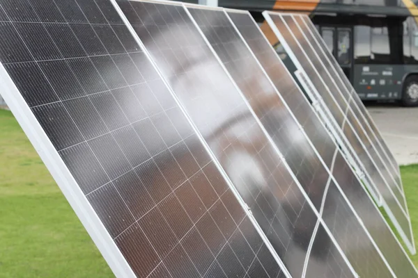 Solar Panel Sustainable Photovoltaic Energy — Stock Photo, Image
