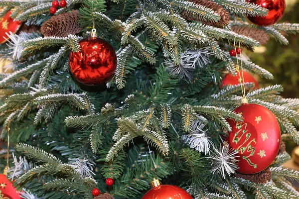 Ornamente Und Weihnachtsbaumschmuck — Stockfoto