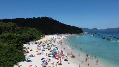 Florianpolis 'teki Campeche Adası' nın Hava Görüntüleri