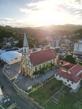 Santo Amaro da Imperatriz kilisesinin hava görüntüsü.