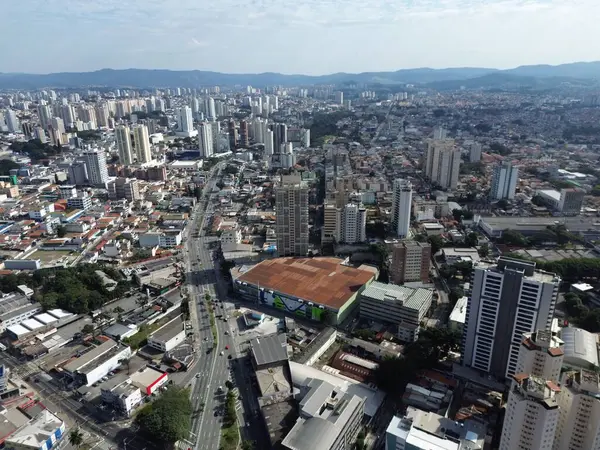 Guarulhos Kablolu Televizyonda Kalan Köprü Viyadük Şehri