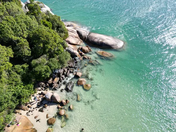 Campeche Adası Florianpolis Hava Görüntüleri