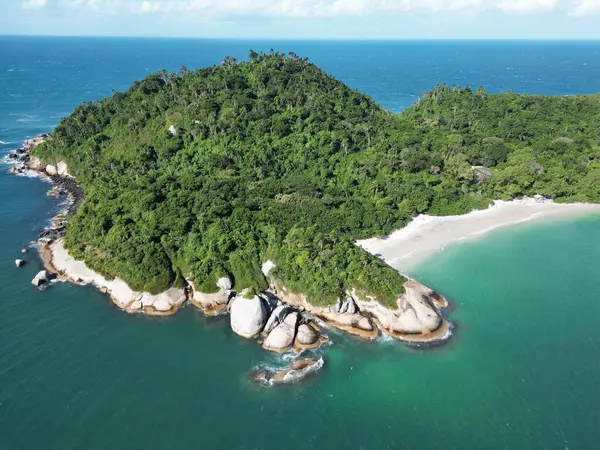 Campeche Adası Florianpolis Hava Görüntüleri