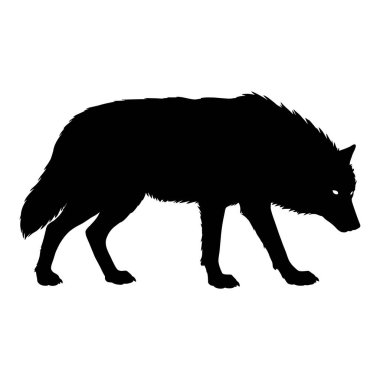 siyah kurt simgesi, basit biçim