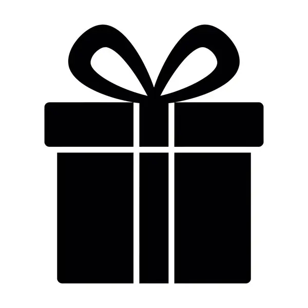 Modelleştirilmiş yaylı, minimalist ve modern tasarım uygulamaları için mükemmel bir hediye kutusunun koyu siyah silueti. Temiz, ölçeklenebilir ve uygulamalarda, web sitelerinde, mevsimsel pazarlamada ve hediye ile ilgili görsellerde kullanılmak için ideal..