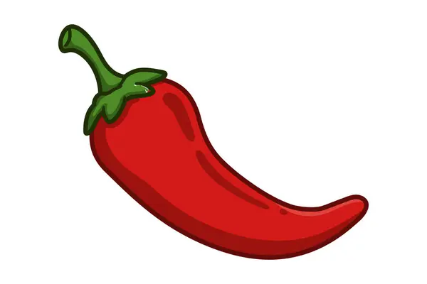 biber üzerine beyaz izole