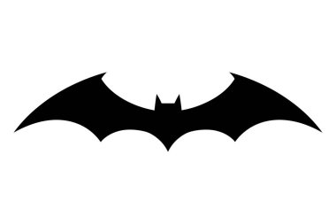 yarasa simgesi vektör illüstrasyon logo tasarımı illüstrasyonu