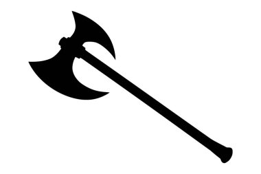 baltanın siyah ve beyaz vektör çizimi