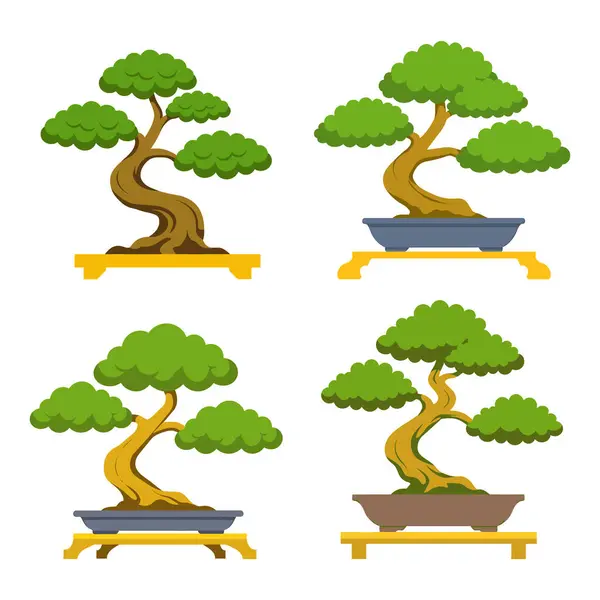 Beyaz arkaplanda izole edilmiş Ağaç kümesi.