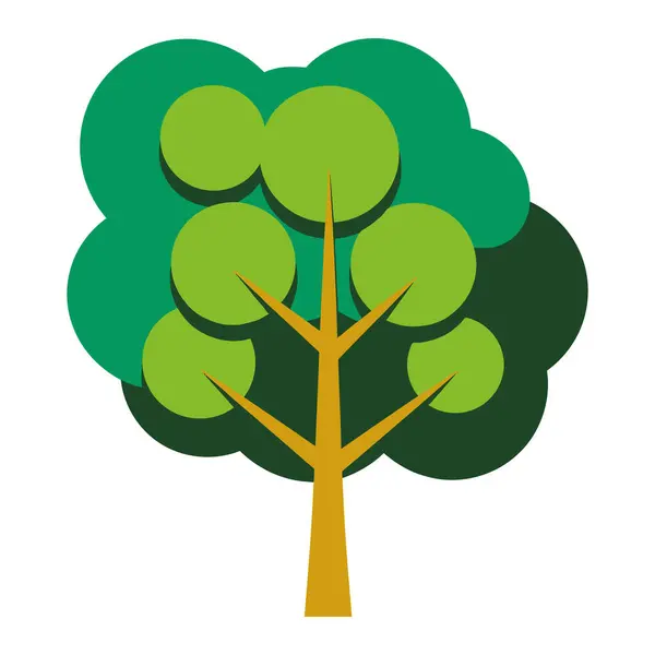 Ağaçlar doğa yaprak simgesi