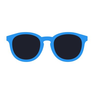 Gözlük. Web simgesi basit illüstrasyon