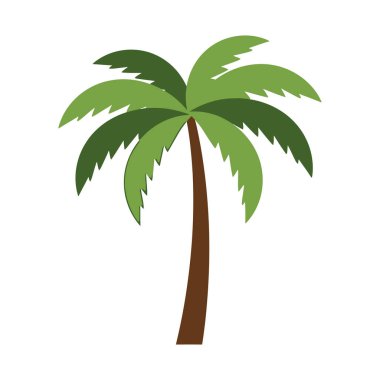 Palmiye ağaç simgesiyle, basit tarzı