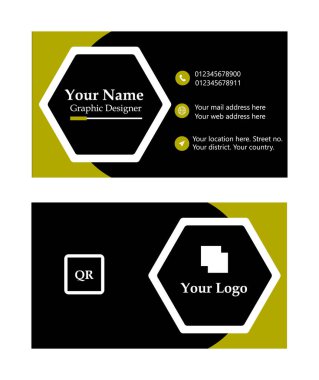 Business card design template, Clean professional business card template, visiting card, business card template.