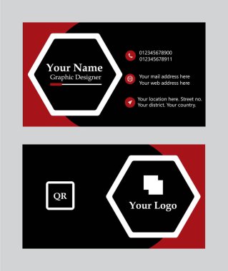 Business card design template, Clean professional business card template, visiting card, business card template.