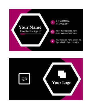 Business card design template, Clean professional business card template, visiting card, business card template.