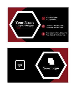 Business card design template, Clean professional business card template, visiting card, business card template.